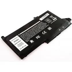 AGI Akku kompatibel mit Dell Latitude 7480 (1 Zelle, 3650 mAh), Notebook Akku, Schwarz