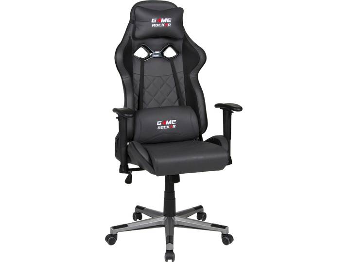 Gaming-Stuhl DUO COLLECTION Game-Rocker G-20 , schwarz (anthrazit, schwarz, anthrazit, schwarz, anthrazit, schwarz), B:66cm H:128cm T:66cm, Stühle, Gaming-Stuhl