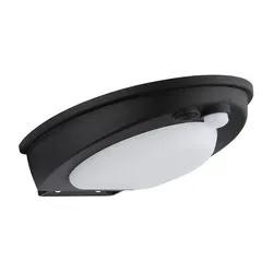 Außenleuchte Solarleuchte Wandleuchte LED Sensor IP54 Bewegungsmelder Schwarz