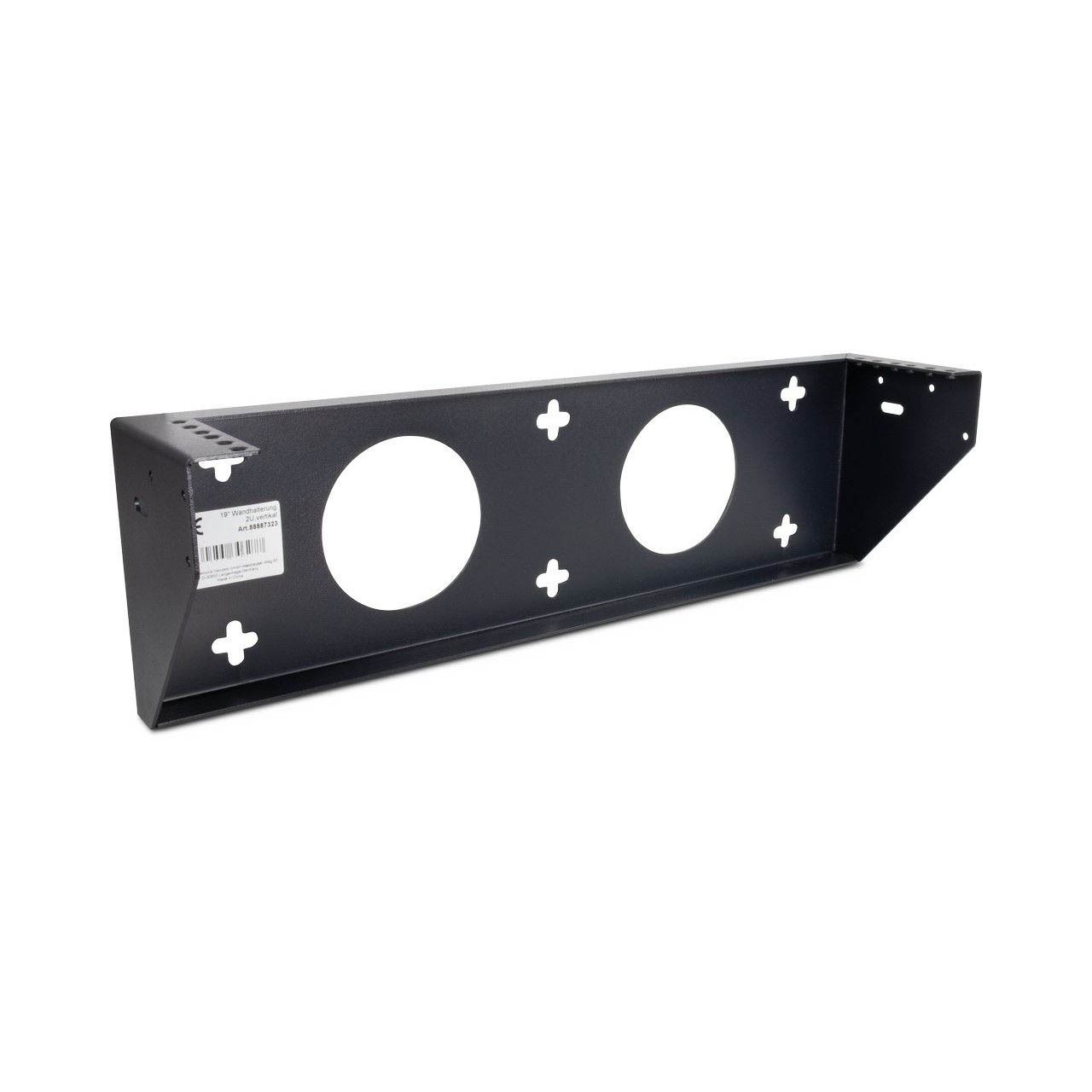 Inter-Tech IPC 19" Wandhalterung, 117mm, 2U vertikal