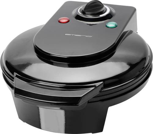 EMERIO WM-131149 Waffeleisen Antihaftbeschichtung, BPA-frei Schwarz