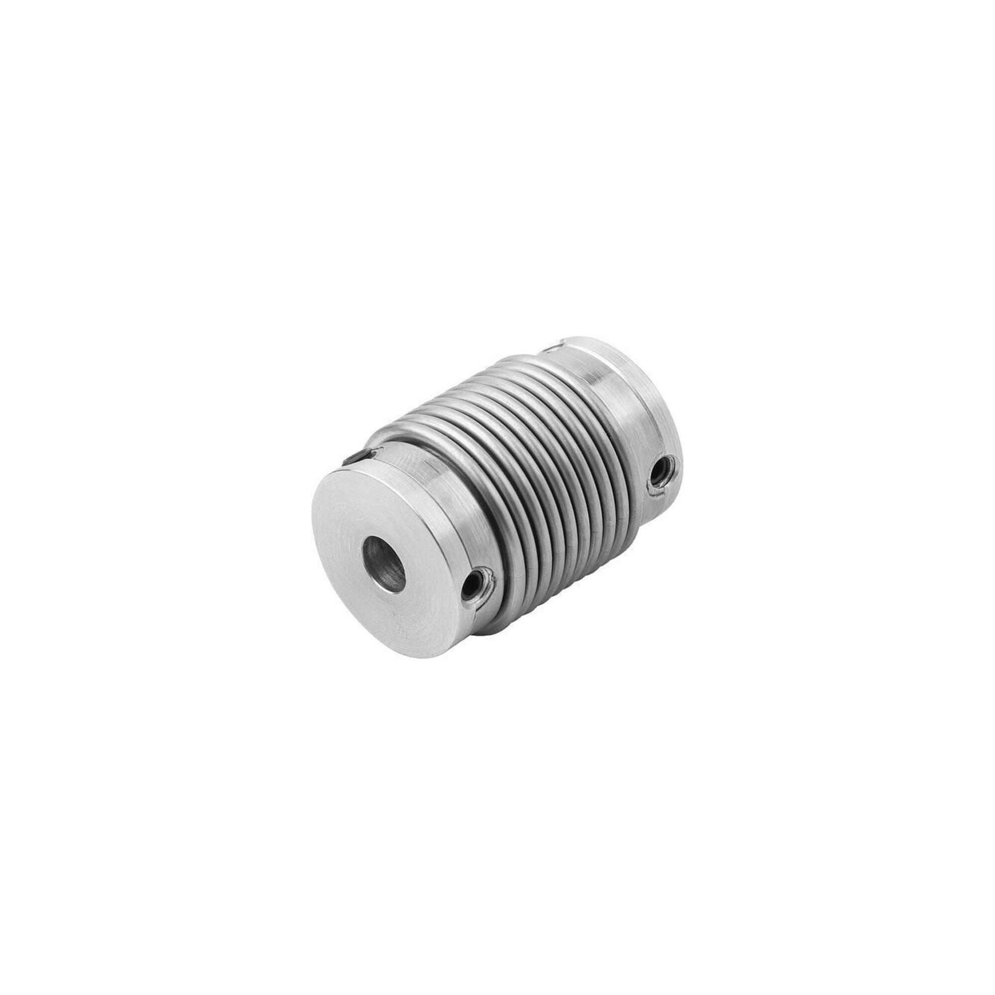 KIPP Metallbalgkupplung Klemmung mit Gewindestift Gr. 45 10 x 12 x 40 Aluminium (K1878.0450401012)