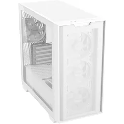 ASUS Geh A21 PLUS TG ARGB WHITE (mATX, Mini-ITX), PC Gehäuse, Weiss