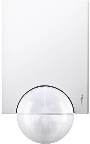 Merten 565426 Wand, Decke, Aufputz PIR-Bewegungsmelder 220° Polarweiß IP55