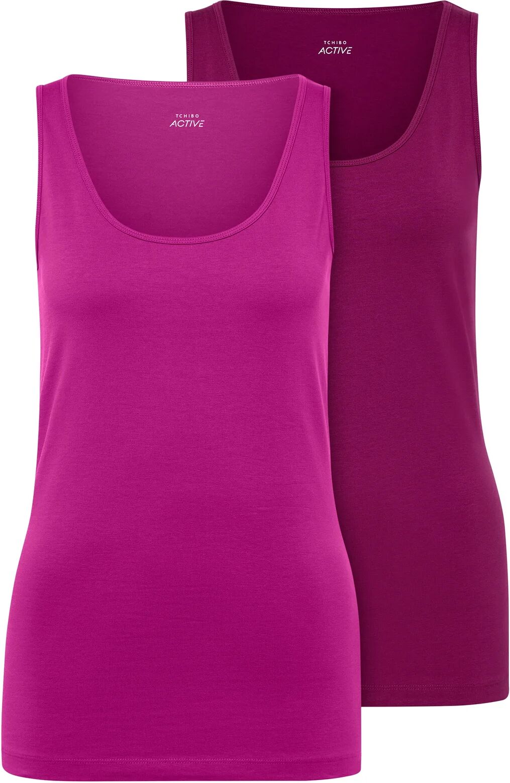Tchibo - 2 Tops - Damen - Gr. XS - pink