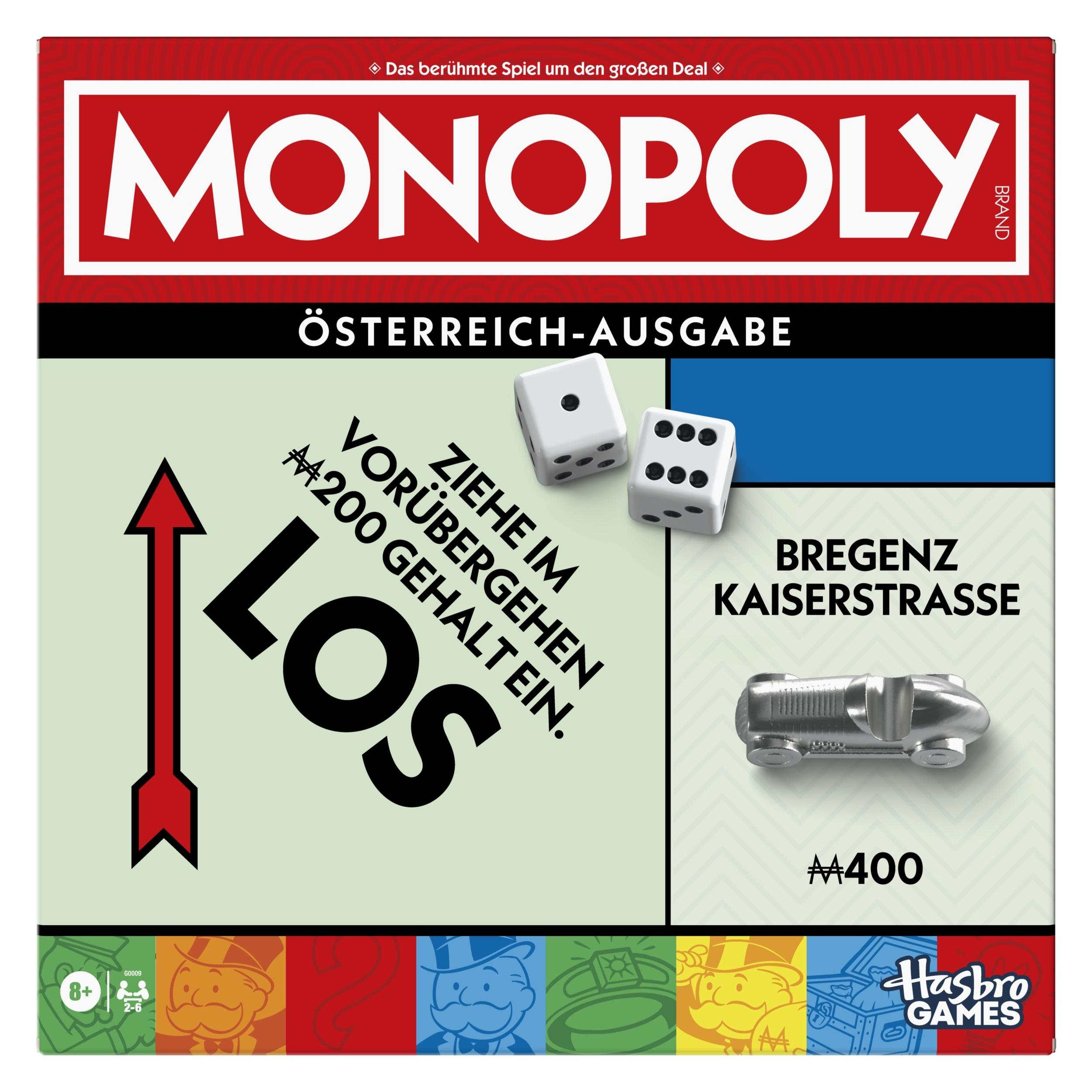 Hasbro Gaming Hasbro Monopoly Classic Refresh Österreich (Deutsch, 2 - 6 Spieler) (G0009156)