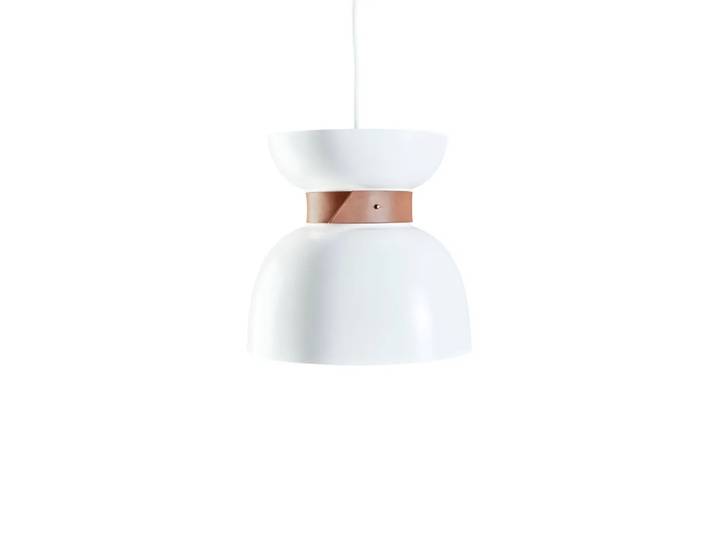 Konsthantverk Suspension Liv laiton brut, cuir