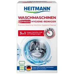 Brauns Heitmann Express-Waschmaschinen-Hygienereiniger 250 g entfernt Kalkablagerungen und schafft hygienische Sauberkeit