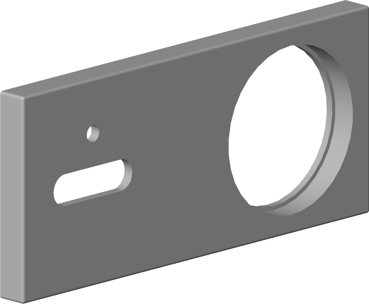 Dornbracht plaque de recouvrement EHM-WT MEM - 091101071-00 chromé