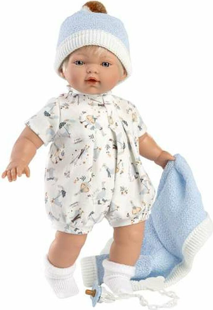 Llorens Babypop Roberto huilende pop, 33 cm