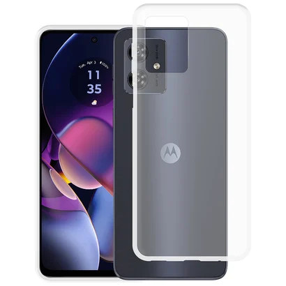 Just in Case Soft TPU Case voor Motorola Moto G54 5G - Transparant