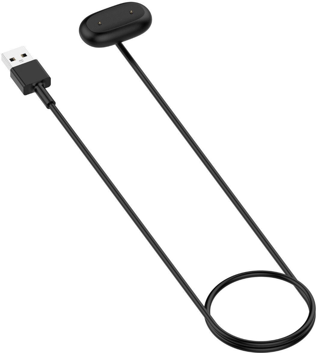 INF Câble de charge magnétique compatible avec Google Fitbit Air - USB-A, ABS+TPE, 100cm, Charge rapide Le noir