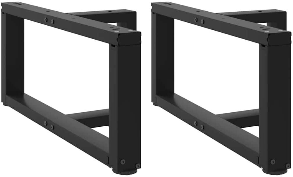 Latitude Run Ayzen Table Leg Black 70 x 25 x (30-31) cm