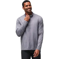 TRAVISMATHEW Layer The Heater 1/4 Zip, grau