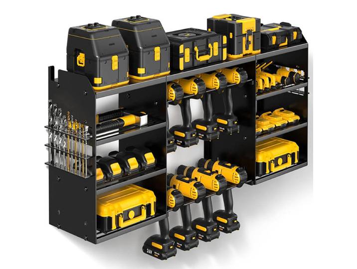 Support pour outils électriques, étagère murale multifonctionnelle pour outils de Garage lourds, cadre de rangement pour tournevis, meuleuse d'angle, support de rangement