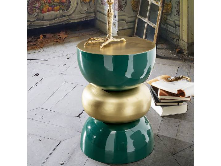 Beistelltisch Lokhai Ø 32cm Grün