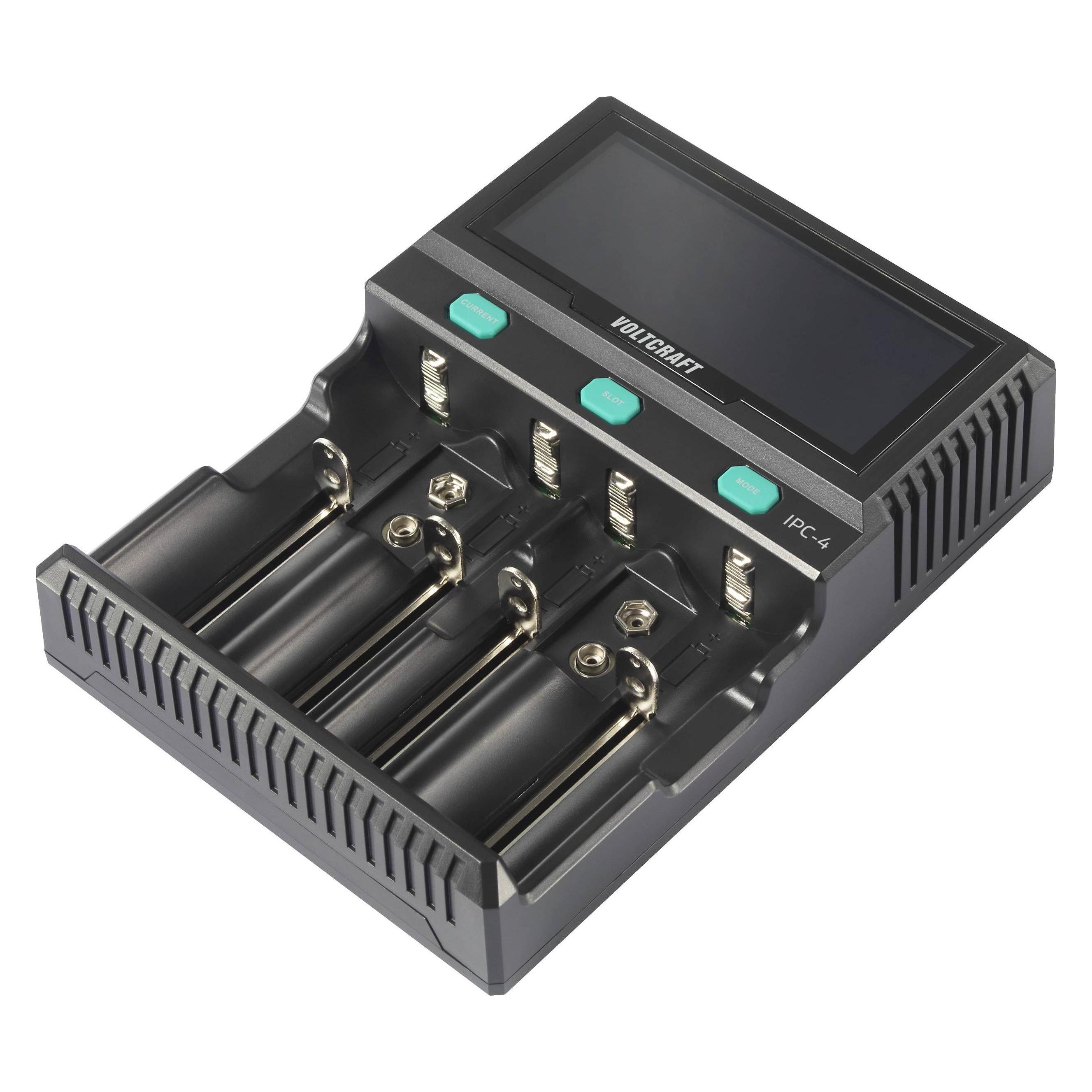 Voltcraft IPC-4 Rundzellen-Ladegerät (1 Stk., Ladegerät ohne Akku) (VC-14297085)