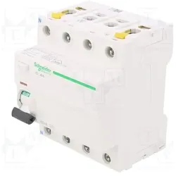 Schneider Electric, Schutzschalter, Acti 9 iID-RCCB-4P-40A-300mA-Typ AC A9Z14440