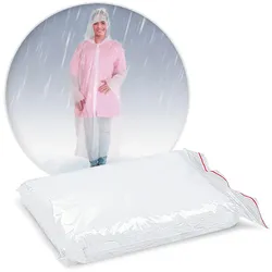 Besucherkittel / Regenmantel (LDPE) mit Kapuze