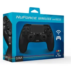 SOP Hyperkin Controller Cirka NuForce Wireless schwarz (Mac, PC, PS4), Gaming Controller, Schwarz