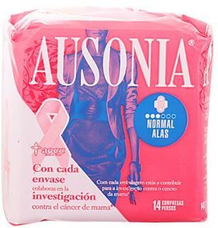 Ausonia Pads With Wings 14 Units