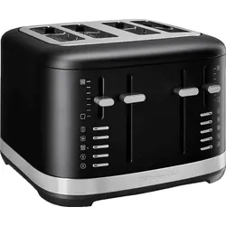 KITCHENAID 5KMT4109EBM Toaster Matt Schwarz (1960 Watt, Schlitze: 4)
