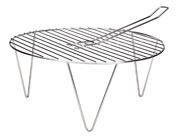 Nouvel Feuerschalen-Grill Edelstahl inkl. Zange Ø 45 cm