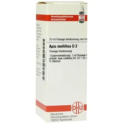 APIS Mellifica D 3 Dilution 20 ml