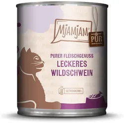 MjAMjAM 6 x 800g Wildschwein pur Cat