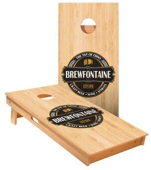 Skip's Garage Brewfontaine Cornhole Boards