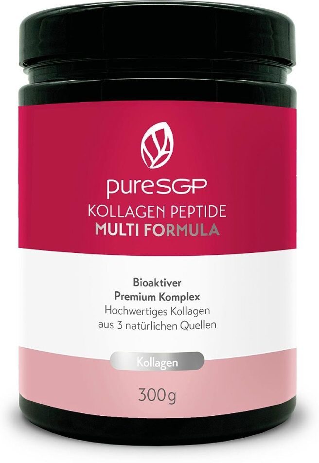 PureSGP Kollagen Peptide Multi Formula Pulver 300g