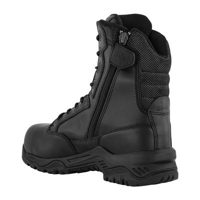 Schnürschuh MAGNUM "Magnum Uniform – Sicherheitsmodelle", Damen, Gr. 49, Normalschaft, schwarz, Langlebiges, wasserabweisendes Leder, Schuhe Schnürschuh