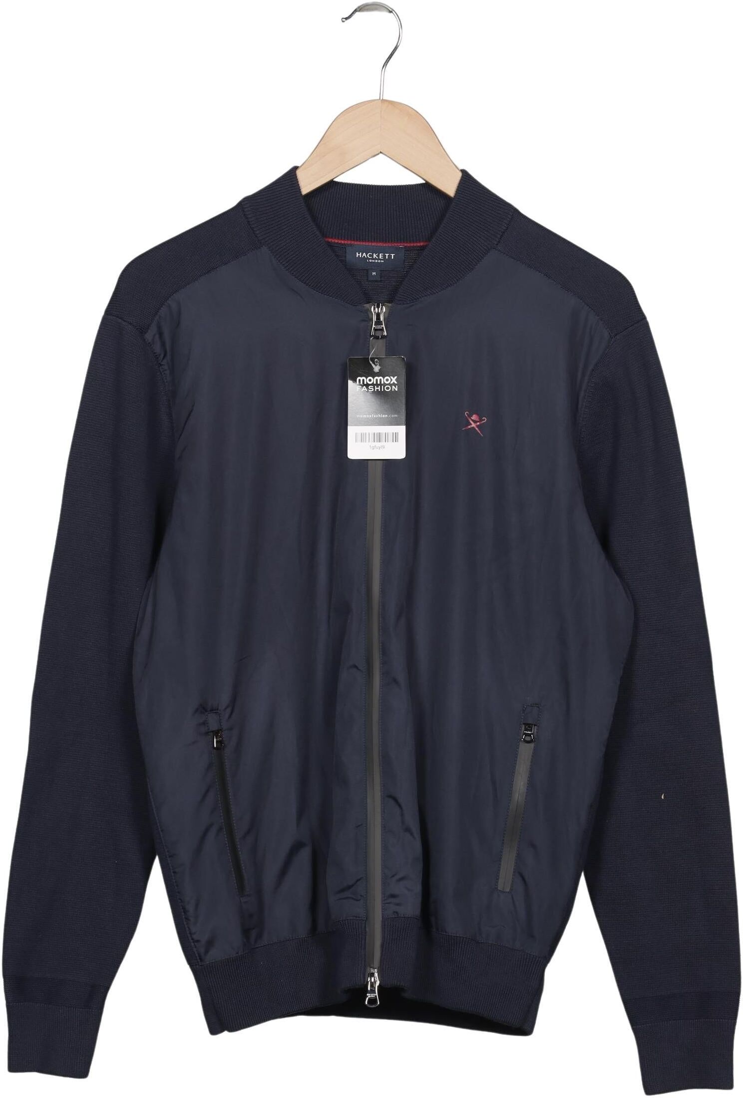 Hackett London Herren Strickjacke, Marineblau, Gr. M, Synthetik / Baumwolle - Second Hand