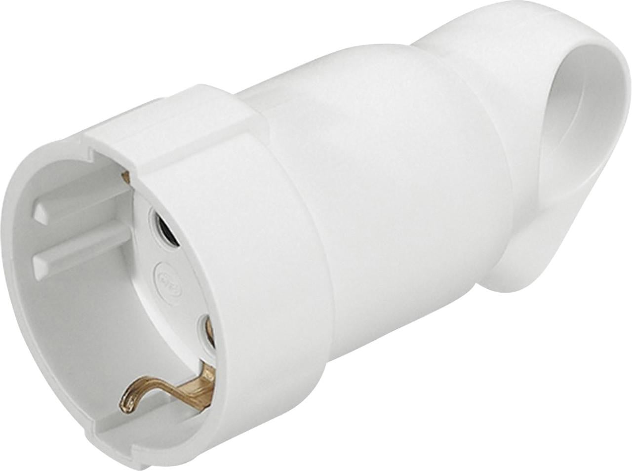 Legrand Schuko-stopcontact met handgreep, wit, 16A, 230V