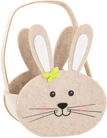Filz-Körbchen "Hase", natur, 18 x 11 x 22 cm