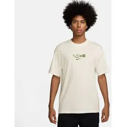 Nike Herren T-Shirts/Tanks lg.Arm He/Uni U NSW TEE M90 OC MED GFX BR, Größe XL in Weiß Weiß