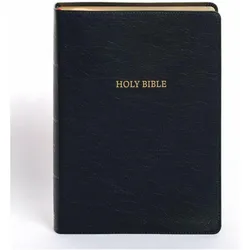 NASB Super Giant Print Reference Bible, Black Leathertouch, Sachbücher von Holman Bible Publishers