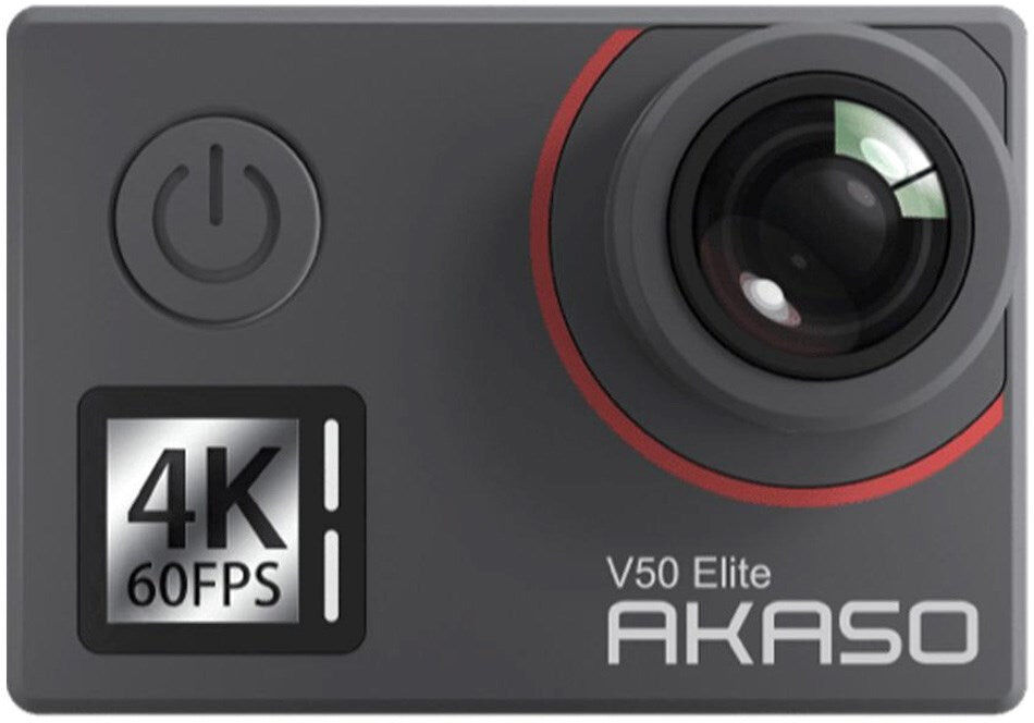 AKASO Action Kamera V50 Elite m. 4K - UHD - 60FPS - Sort