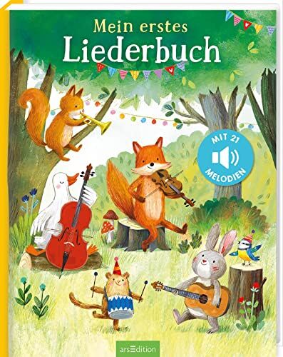 Mein erstes Liederbuch: Mit 21 Melodien Hochwertiges Liederbuch mit Melodien von 21 beliebten Kinderliedern zum Hören und Mitsingen - Preis vom 12.10.2026 11:37:12 h