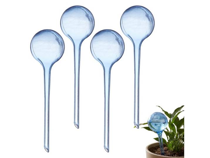 Relaxdays Globes d’arrosage lot de 8 bleu