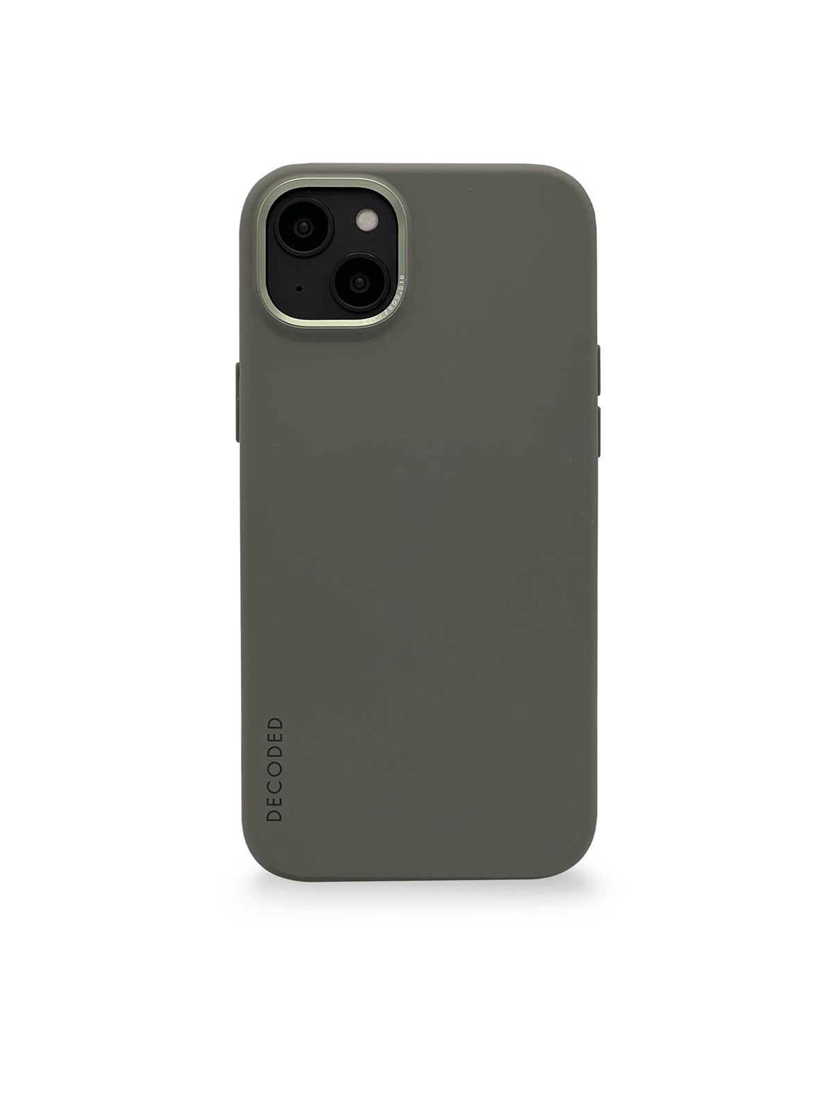 Decoded Silicone BackCover - olive - iPhone 14 Plus