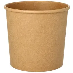 Starpak 25 Suppenbecher, Pappe rund 760 ml Ø 11,5 cm · 11 cm braun
