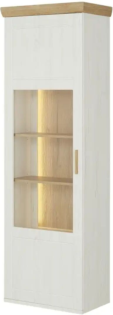 uno Vitrine  Jorvik ¦ weiß ¦ Maße (cm): B: 65 H: 205 T: 40.0