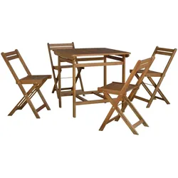 Yorkshire Balkon-Set  Irvine , holzfarben