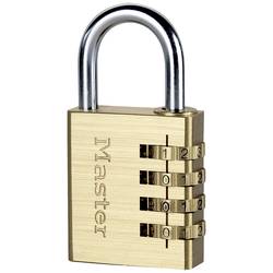 Master Lock P44298 Vorhängeschloss 40 mm gleichschließend Gold, Silber Zahlenschloss