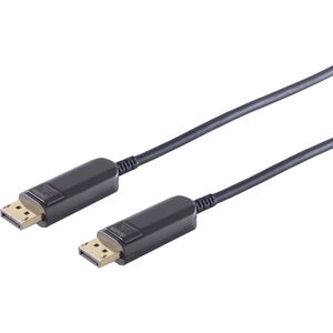 S-Conn Displayport-Kabel 30-15085, 8K UHD, DP 1.4, Displayport auf Displayport, 32,4 Gbit/s, 240Hz, optisch, 15 m