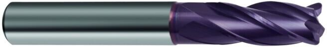 Gühring Fraise queue longue DIN6527 VHM FIRE queue HA Z4 8/1,5mm (9035620080150)