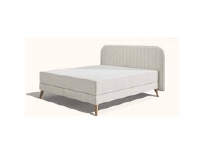 Emma Original Elite Boxspringbett – Beige - 180x200cm - Kopfteil Kissen - Metallfüße
