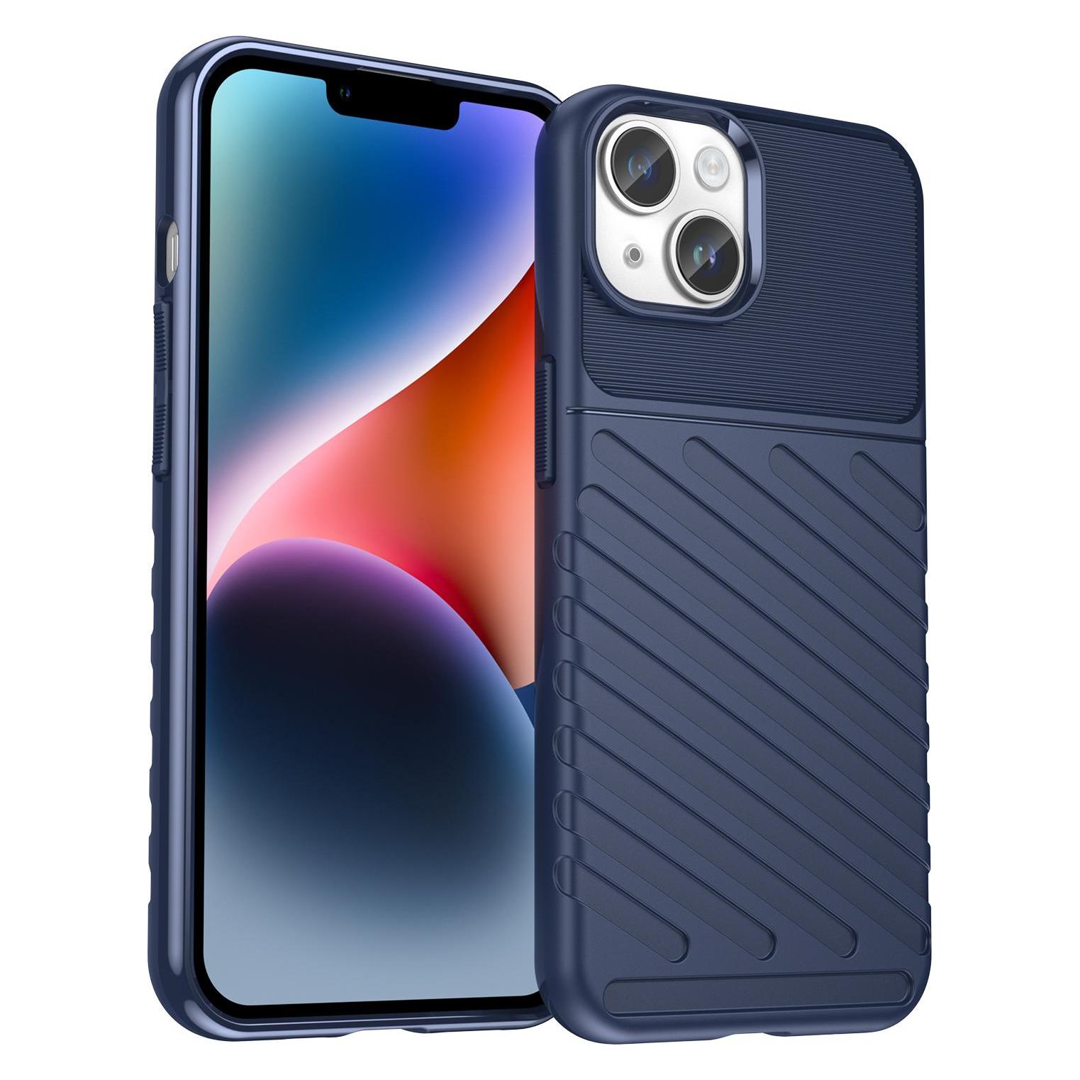 Hurtel Thunder Case iPhone 14 blue armored case (Apple iPhone 14) (1404978613)