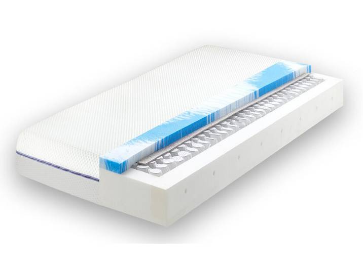 Taschenfederkernmatratze PRINCESS 800 TFK 90 x 200 x 20 cm Weiß